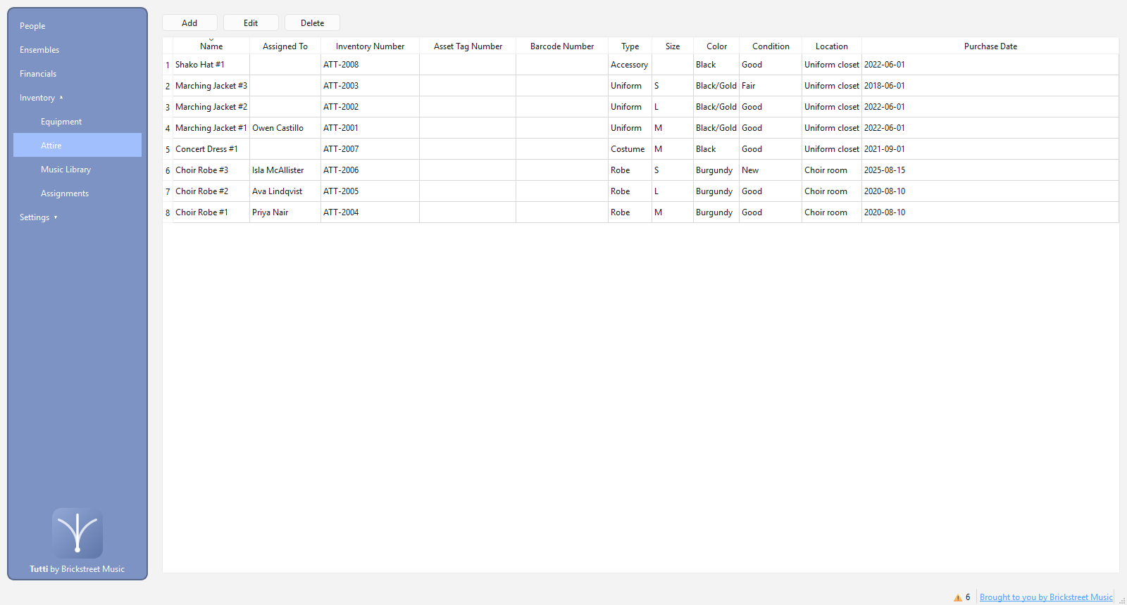 Tutti screenshot