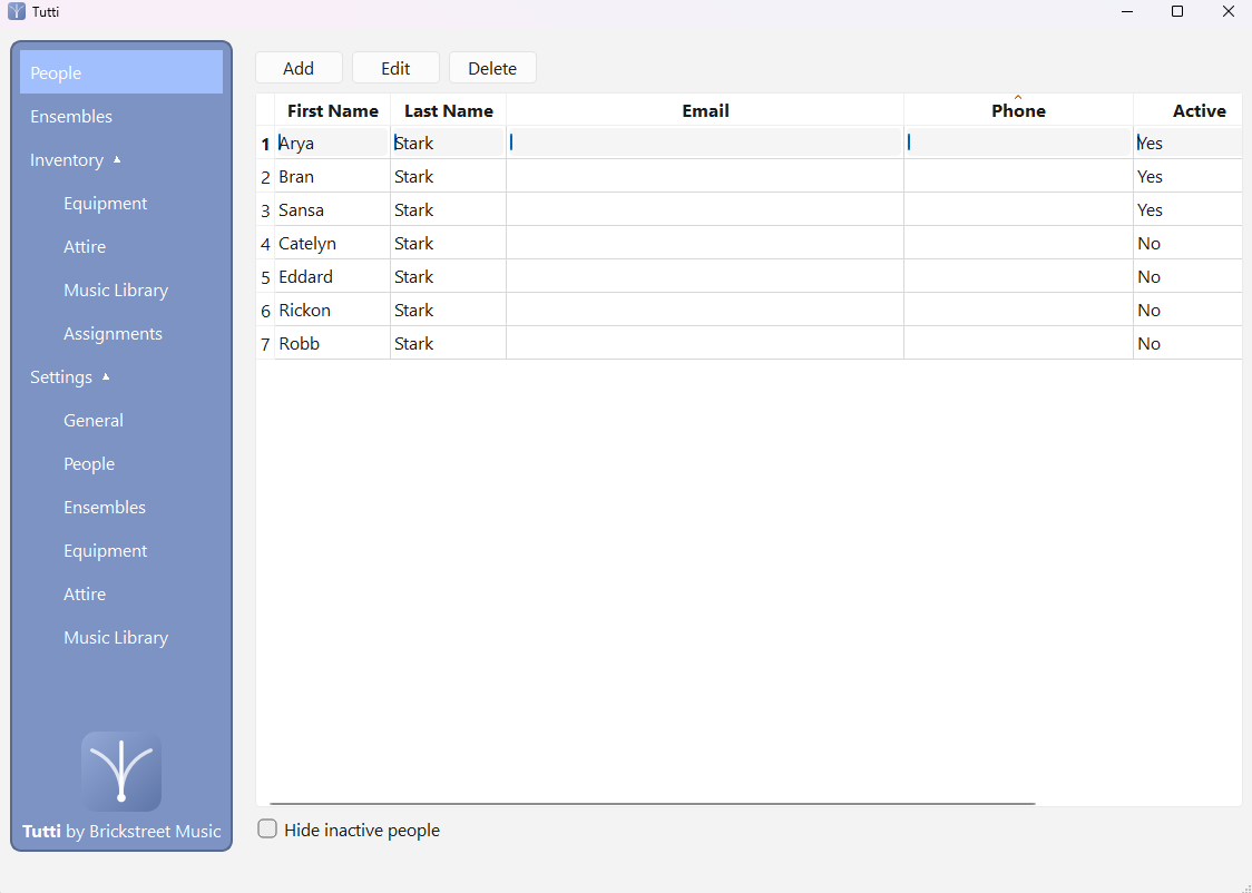 Tutti screenshot